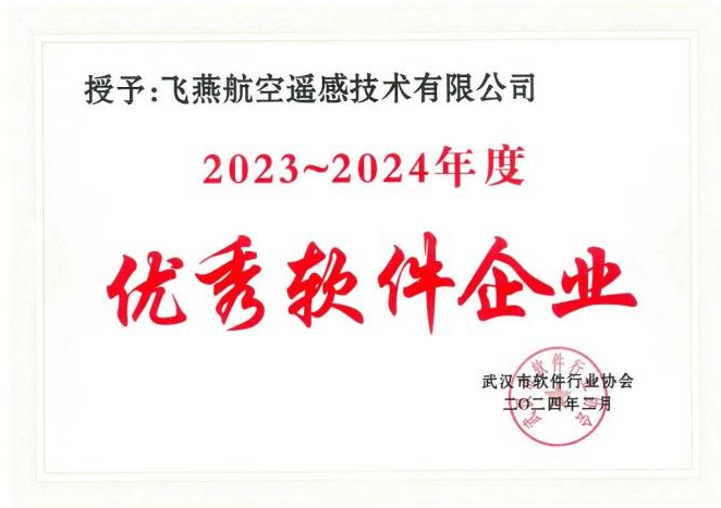 2023年度武漢市軟件行業(yè)“優(yōu)秀企業(yè)”、“優(yōu)秀工作者”稱號花落飛燕遙感